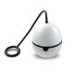 Lampa LED Egg Light, functionare cu baterii, 3 tipuri iluminare, cordeluta slicon, alba