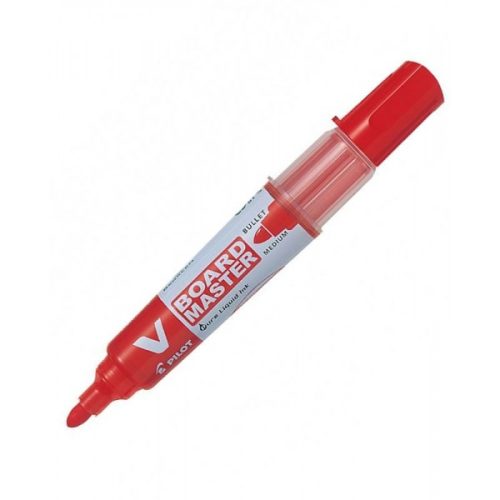 Marker tabla Pilot WBMA-VBM-M, varf rotund, 2.3mm, cu rezerva, rosu
