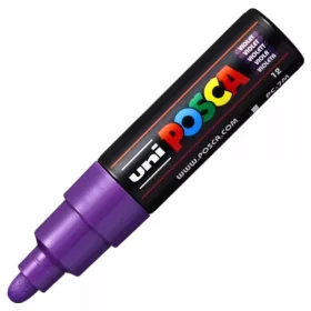 Marker UNI Posca violet  PC-7M, varf rotund, 4.5-5.5mm