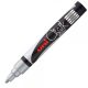 Marker cu creta UNI Chalk PWE-5M, varf rotund, 1.8-2.5mm, argintiu