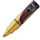 Marker cu creta UNI Chalk PWE-8K, varf tesit, 8.0mm, auriu
