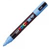 Marker UNI Posca PC-5M, varf rotund, 1.8-2.5mm sky blue