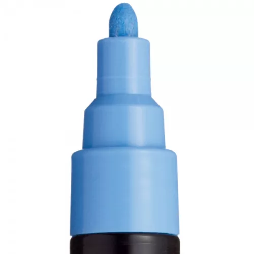 Marker UNI Posca PC-5M, varf rotund, 1.8-2.5mm sky blue