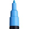 Marker UNI Posca sky blue PC-3M, varf rotund, 0.9-1.3mm
