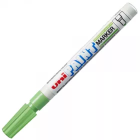  Marker cu vopsea UNI PX-21, varf rotund, 0.8-1.2mm , verde deschis