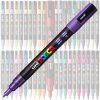 Marker UNI Posca mov PC-3M, varf rotund, 0.9-1.3mm