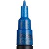 Marker UNI Posca albastru sclipici PC-3M, varf rotund, 0.9-1.3mm