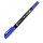 Marker permanent Office-Cover EP11-2088CD-12, varf rotund, 0.4mm / 3.0mm, 2 capete, pentru CD, albastru