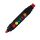 Marker permanent Fiorello Poster GR-1712, varf tesit / varf patrat, 10.0mm / 17.0mm, 2 capete, rosu