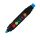 Marker permanent Fiorello Poster GR-1712, varf tesit / varf patrat, 10.0mm / 17.0mm, 2 capete, albastru