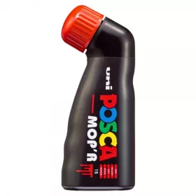   Marker UNI Posca Mop'r PCM22, varf rotund buretat, 3.0-19.0mm , rosu