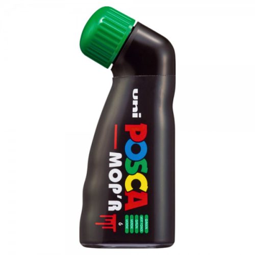 Marker UNI Posca Mop'r PCM22, varf rotund buretat, 3.0-19.0mm , verde