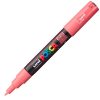 Marker UNI Posca PC-1M, varf rotund, 0.7mm roz corai