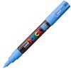 Marker UNI Posca PC-1M, varf rotund, 0.7mm sky blue