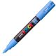 Marker UNI Posca PC-1M, varf rotund, 0.7mm sky blue