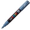 Marker UNI Posca PC-1M, varf rotund, 0.7mm gri-albastrui