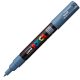 Marker UNI Posca PC-1M, varf rotund, 0.7mm gri-albastrui