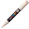 Marker UNI Posca PC-1M, varf rotund, 0.7mm bej