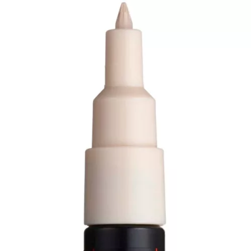 Marker UNI Posca PC-1M, varf rotund, 0.7mm bej