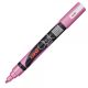 Marker cu creta UNI Chalk PWE-5M, varf rotund, 1.8-2.5mm, roz metalizat