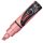 Marker cu creta UNI Chalk PWE-8K, varf tesit, 8.0mm, rosu metalic
