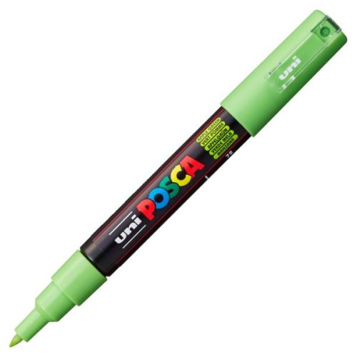 Marker UNI Posca PC-1M, varf rotund, 0.7mm verde mar
