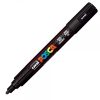 Marker UNI Posca PC-5M, varf rotund, 1.8-2.5mm negru