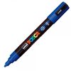 Marker UNI Posca PC-5M, varf rotund, 1.8-2.5mm albastru