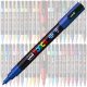 Marker UNI Posca albastru PC-3M, varf rotund, 0.9-1.3mm