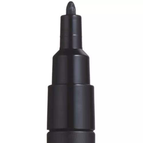 Marker UNI Posca negru PC-3M, varf rotund, 0.9-1.3mm