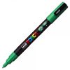 Marker UNI Posca verde PC-3M, varf rotund, 0.9-1.3 mm