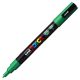 Marker UNI Posca verde PC-3M, varf rotund, 0.9-1.3 mm