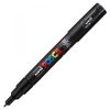 Marker UNI Posca PC-1M, varf rotund, 0.7mm negru