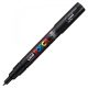Marker UNI Posca PC-1M, varf rotund, 0.7mm negru