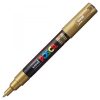 Marker UNI Posca PC-1M, varf rotund, 0.7mm auriu