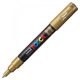 Marker UNI Posca PC-1M, varf rotund, 0.7mm auriu