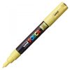 Marker UNI Posca PC-1M, varf rotund, 0.7mm galben