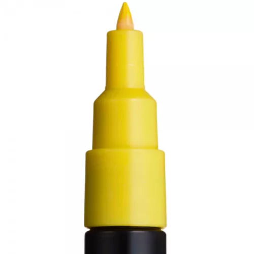 Marker UNI Posca PC-1M, varf rotund, 0.7mm galben