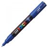 Marker UNI Posca PC-1M, varf rotund, 0.7mm albastru