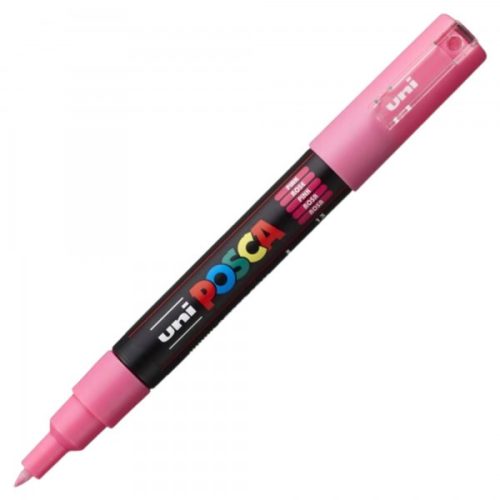 Marker UNI Posca PC-1M, varf rotund, 0.7mm roz