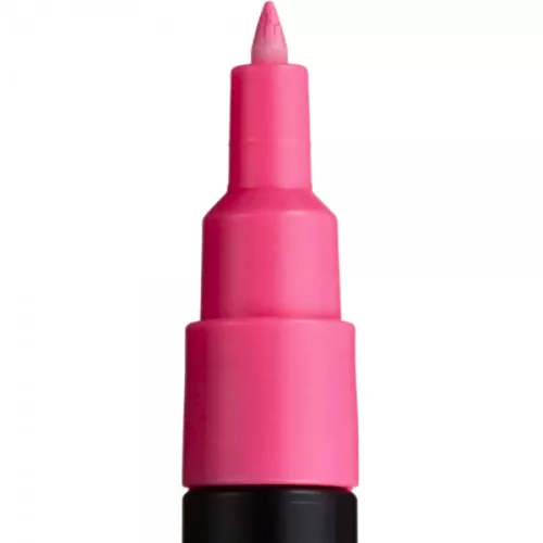 Marker UNI Posca PC-1M, varf rotund, 0.7mm roz
