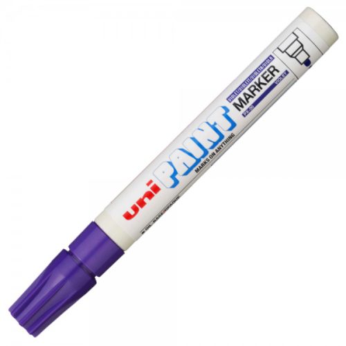 Marker cu vopsea UNI PX-20, varf rotund, 2.2-2.8mm, violet