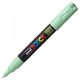Marker UNI Posca PC-1M, varf rotund, 0.7mm verde deschis