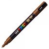 Marker UNI Posca maro PC-3M, varf rotund, 0.9-1.3mm