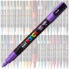 Marker UNI Posca violet PC-3M, varf rotund, 0.9-1.3mm