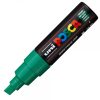Marker UNI Posca PC-8K, varf tesit, 8.0mm ,verde