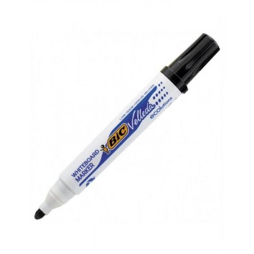 Marker tabla Bic Velleda 1701, varf rotund, 2.5mm, corp gros, negru
