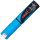 Marker cu creta UNI Chalk PWE-8K, varf tesit, 8.0mm, bleu