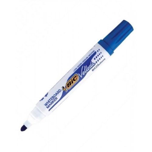 Marker tabla Bic Velleda 1701, varf rotund, 2.5mm, corp gros, albastru