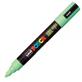 Marker UNI Posca PC-5M, varf rotund, 1.8-2.5mm verde deschis